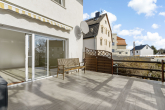 Terrasse - Top gepflegte Doppelhaushälfte mit Pool und Garage in Reideburg
