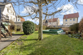 Garten - Top gepflegte Doppelhaushälfte mit Pool und Garage in Reideburg