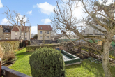 Garten - Top gepflegte Doppelhaushälfte mit Pool und Garage in Reideburg