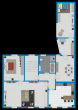 Grundriss Wohnung Blumenstr. (Bsp.) - Top-Investment in Bernburg – Vollvermietetes Anlageobjekt mit Werkstatt – für nur 773 € pro m²!