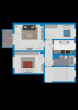 Grundriss - Geräumige 3-Raumwohnung mit Balkon