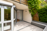 Terrasse EG - Wohnen auf Hausniveau – außergewöhnliche Eigentumswohnung in Bestlage von Halle-Kröllwitz