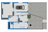 Grundriss EG - Handwerker aufgepasst! Einfamilienhaus mit Pool und Garage in Delitz am Berge