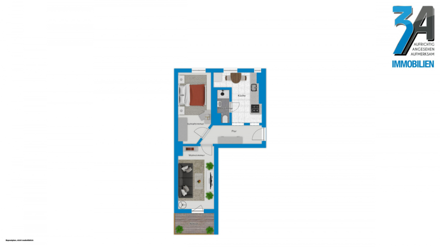 Schöne 2-Raum-Wohnung mit Balkon in der Nähe vom Steintor! - Photo 5