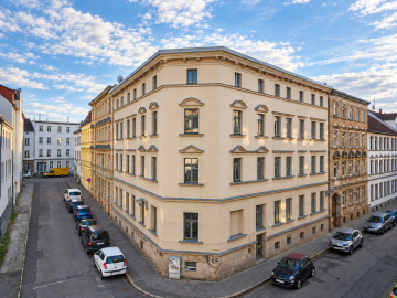 Altbaucharme in Giebichenstein – helle 3-Zimmer-Wohnung mit Einbauküche 06114 Halle / Nord, Etagenwohnung