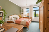 Schlafzimmer - Giebichenstein zum Verlieben – großzügige 3-Raumwohnung mit Balkon