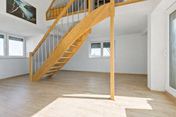 Tolle Familienwohnung mit Dachterrasse und Galerie in der Anhalt-Siedlung 06749 Bitterfeld-Wolfen, Dachgeschosswohnung zur Miete