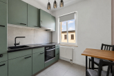Küche - Vermietete 2-Raum-Dachgeschosswohnung mit Balkon in gefragter Lage von Halle!