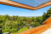 Ausblick DG - Charmantes Reihenendhaus mit Entwicklungspotenzial in Seenähe – Wohnen am Geiseltalsee