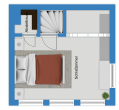 Grundriss OG - Moderne 3-Raum-Maisonettewohnung in gepflegtem Mehrfamilienhaus