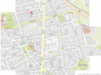 Geolyzer Kartenausschnitt - Gemütliche 1-Raumwohnung im Giebichensteinviertel