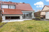 Gartenansicht - Wir haben die perfekte Doppelhaushälfte für Ihr Familienglück in der Gottfried-Keller-Siedlung