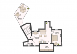 Grundriss - Citywohnung mit Terrasse