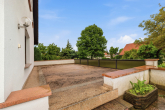 Terrrasse - Familienglück in Niemberg – Gepflegtes Einfamilienhaus mit Pool, Sauna, Terrasse und Gartenhäuschen