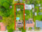 Grundstück Vogelperspektive - Familienglück in Niemberg – Gepflegtes Einfamilienhaus mit Pool, Sauna, Terrasse und Gartenhäuschen