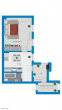 Grundriss - Geräumige 2-Raumwohnung in der Heinrich-Schütz-Straße!