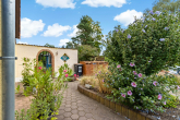 Hauseingang - Gepflegte Doppelhaushälfte mit Wintergarten in attraktiver Lage von Halle-Dautzsch