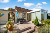 Terrasse - Gepflegte Doppelhaushälfte mit Wintergarten in attraktiver Lage von Halle-Dautzsch