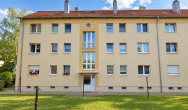 Hausansicht - Ruhige 3-Raumwohnung in der Gustav-Bachmann-Straße