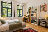 Schlafzimmer 1/Wohnzimmer - Altbaucharme trifft Potenzial – 84 m² in gefragter Lage von Giebichenstein