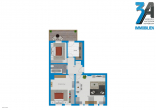 3.OG links - Diese 3 Raum-Wohnung wartet nur auf dich