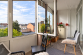 Loggia - Großzügige 5-Raumwohnung im Dachgeschoss mit Loggia und Aufzug!