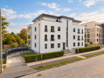 Hausansicht - Familientraum in Nietleben – großzügige 4-Raumwohnung mit Balkon & Tiefgarage