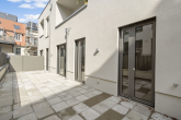 Terrasse - Zentral – Modern – Praktisch 4-Raumwohnung im Herzen von Halle inklusive Einbauküche, Stellplatz und einer riesigen Terrasse