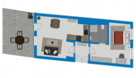 Grundriss - Perfekt für junges Glück! 2 Zimmerwohnung mit Terrasse