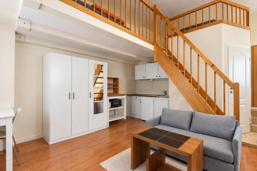 Wohnen mit Galerie – möbliertes Studentenapartment in Halle - Photo 2