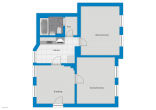 Grundriss - Charmante 2,5-Raumwohnung am Steintor!