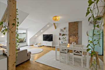 Eigennutzer aufgepasst!!! Stilvolle Dachgeschosswohnung mit zwei Dachterrassen & zwei Stellplätzen in der August-Bebel-Straße 06108 Halle, Dachgeschosswohnung zum Kauf