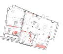 Grundriß - 133m² Ladenlokal in der unteren Leipziger Straße, Halle