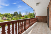Balkon - Familienidylle in Wallwitz – Gepflegtes Einfamilienhaus mit Wintergarten, Teich und gepflegten Garten