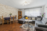 Wohnzimmer - Familienidylle in Wallwitz – Gepflegtes Einfamilienhaus mit Wintergarten, Teich und gepflegten Garten