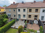Terrasse - Charmantes Reihenmittelhaus mit Garten und viel Potenzial im beliebten Süden von Halle