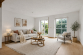 Beispiel Wohnzimmer - Charmantes Reihenmittelhaus mit viel Platz, Keller und Garten in gefragter Lage von Zwintschöna