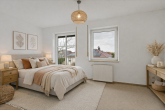Beispiel Schlafzimmer 1.OG - Charmantes Reihenmittelhaus mit viel Platz, Keller und Garten in gefragter Lage von Zwintschöna